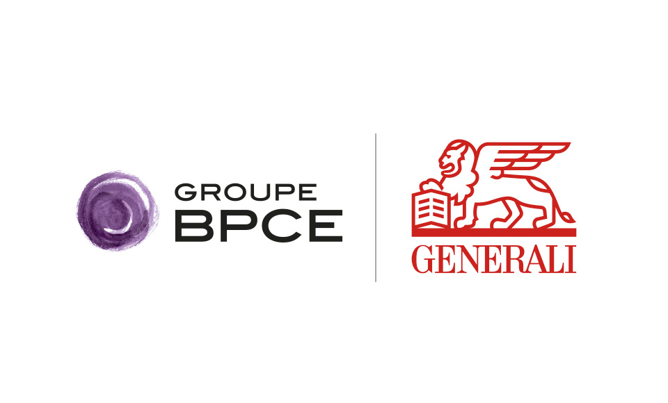 Logos Groupe BPCE et Generali