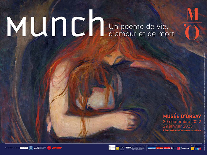 exposition « Edvard Munch. Un poème de vie, d’amour et de mort »