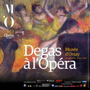 Affiche de l'expo "Degas à l'Opéra"