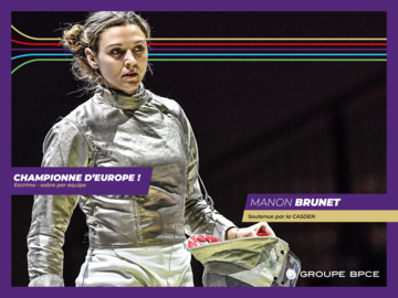 Manon BRUNET, championne d'Europe