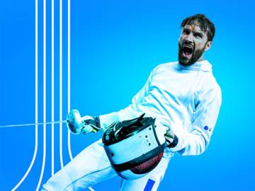 The French épée fencer Romain Cannone