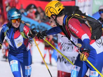 Emily Harrop et Thibault Anselmet, champions du monde en relais mixte