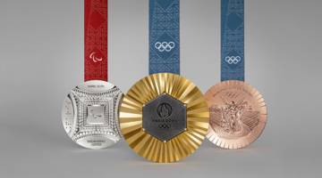 Photo des médailles de Jeux