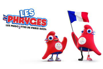 Les phryges, les mascottes de Paris 2024